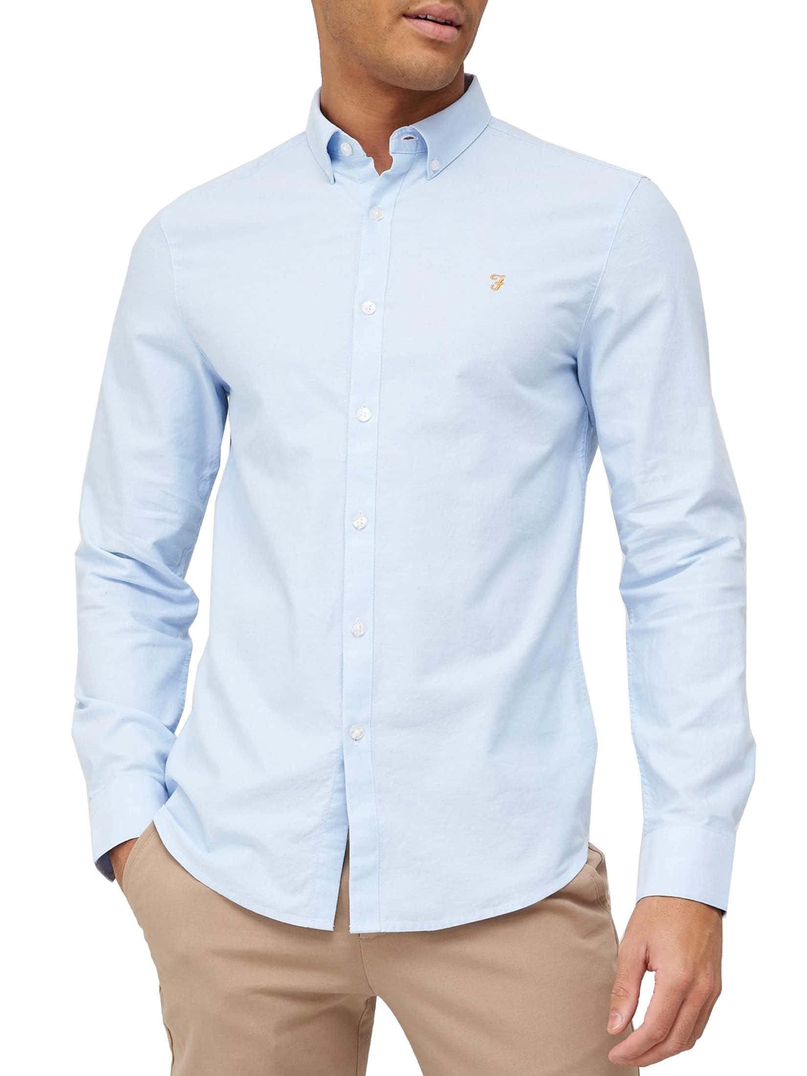 Men's Brewer Slim Fit Cotton Oxford Shirt