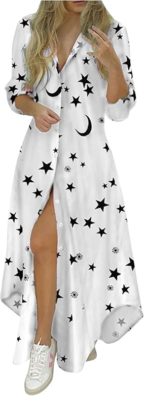 Hemdkleid weiß lang Clearance