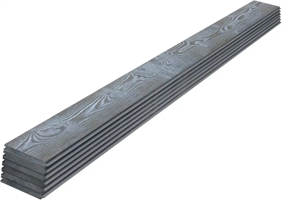 Blue Tongue & Groove Accent Boards