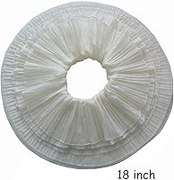 Vista 4 de Pañuelo de gasa con volantes y cuello de payaso, accesorio de cosplay