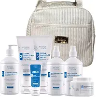 Kit Profissional de Limpeza de Pele Aquaface com EXOCalm – Sabonete Líquido 500 ml, Esfoliante 250 g, Cremes Emoliente e Solução 250 g/500 ml, Loção Tônica 500 ml, Máscara Calmante 180 g e EXOCalm 60 g