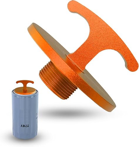 Herramienta de tapón de filtro de aceite, herramienta de apagado de tapa de filtro de aceite de aleación de aluminio para Dodge Ram 2500, 3500,