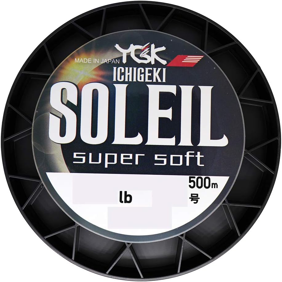 YGK Super Soft Monofilament Nylon Fishing Line Ichigeki Soleil 500 Meter Spool