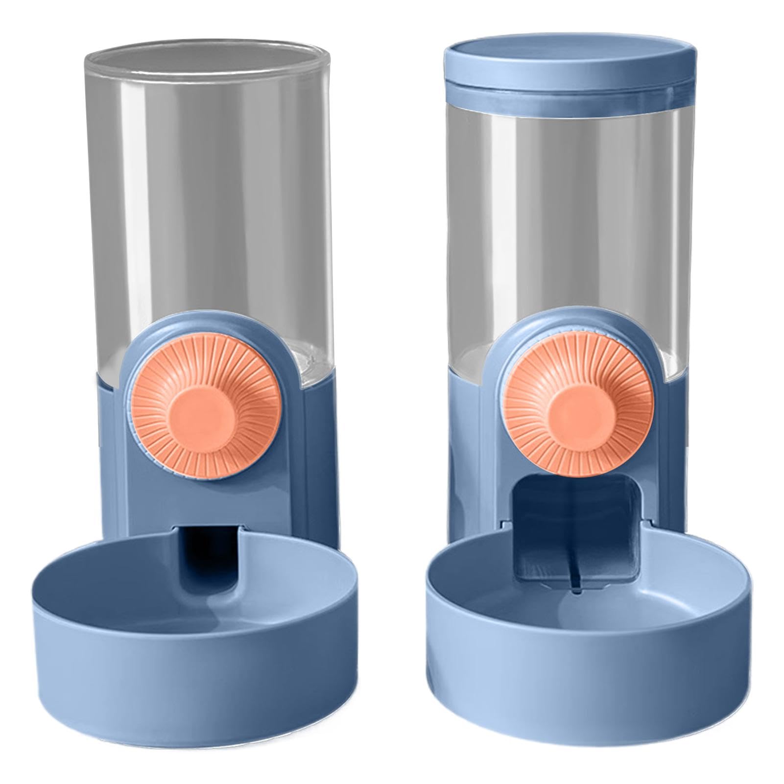 Alimentador de comida para conejos, dispensador automático para mascotas, cuencos de alimentación para mascotas, dispensador de agua de gran capacidad de 1000 ml, contenedores de comida para mascotas