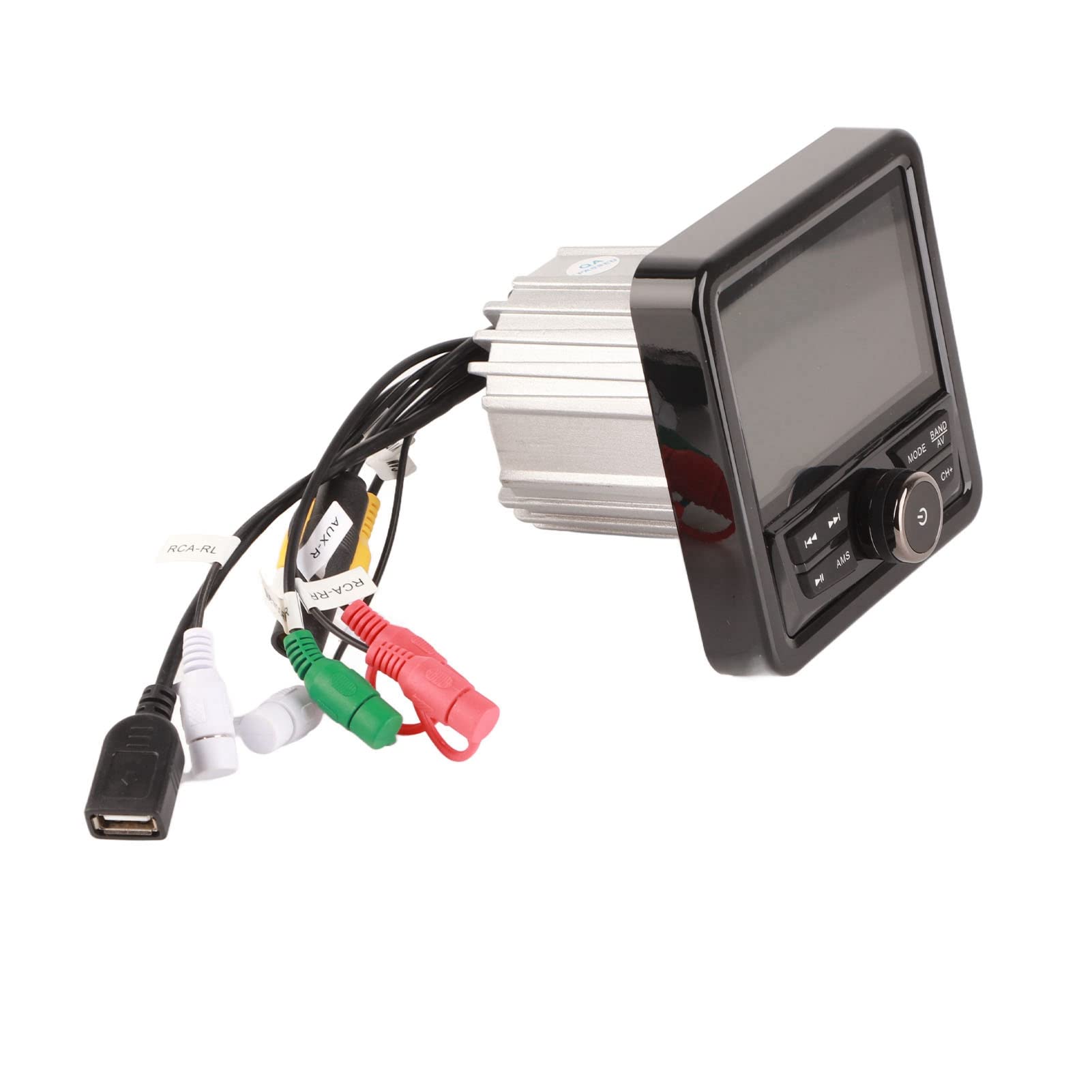 Radio Estéreo con Bluetooth Marino, Radio para Barco, Receptor Estéreo para Coche, Reproductor Multimedia MP3, MP5, Resistente Al Agua, Música sin Pérdidas para Yates y Vehículos