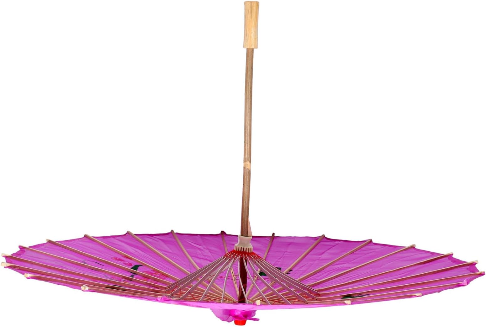 SHERCHPRY2pcs Umbrella Wedding Favors Oil Paper Umbrella Chinese Paper Umbrella Chinese Umbrella Parasol Japanese Oriental Umbrella Wedding Party Favors Purple Dance Umbrella Wooden Vintage