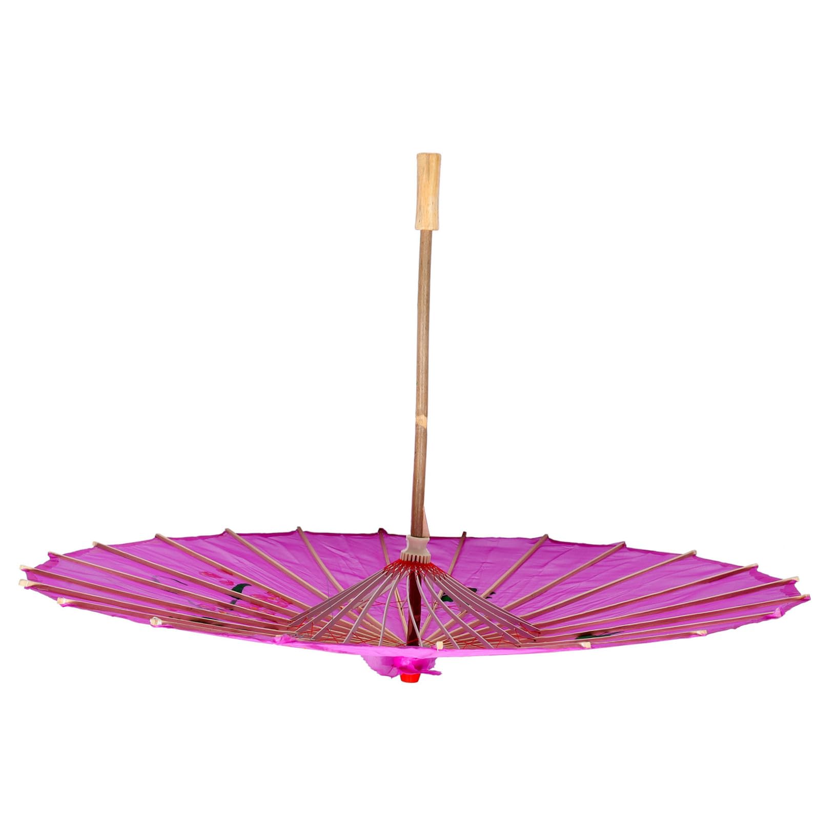 SHERCHPRY2pcs Umbrella Wedding Favors Oil Paper Umbrella Chinese Paper Umbrella Chinese Umbrella Parasol Japanese Oriental Umbrella Wedding Party Favors Purple Dance Umbrella Wooden Vintage
