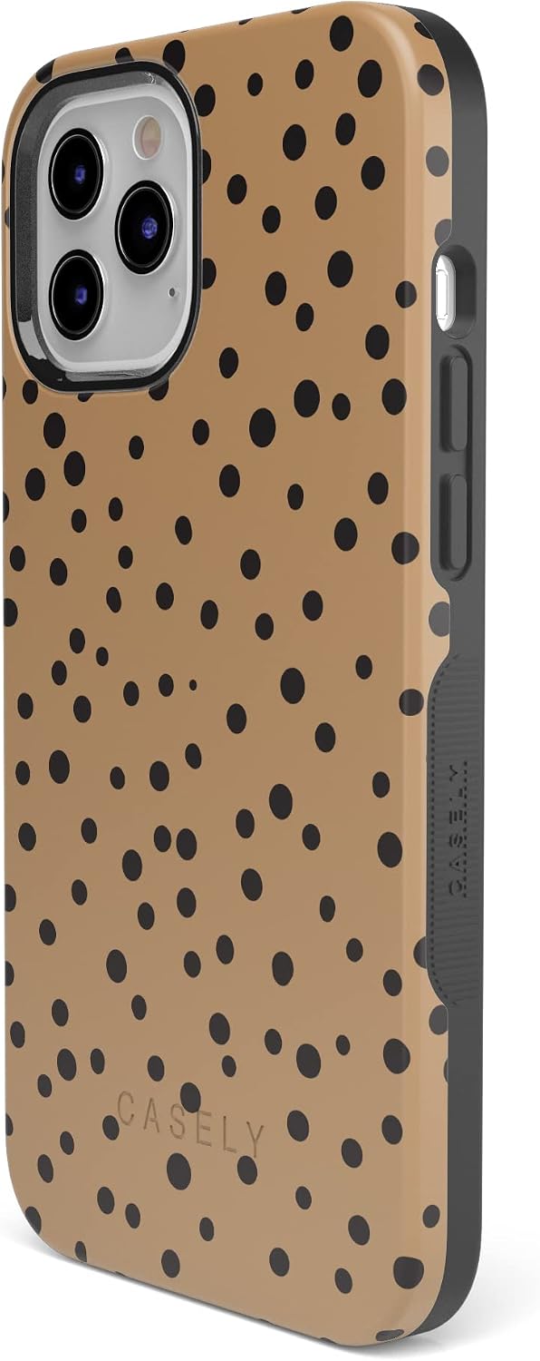 Casely iPhone 12 Pro Max Case | Spot On | Dotted Animal Print | Bold Protective Design