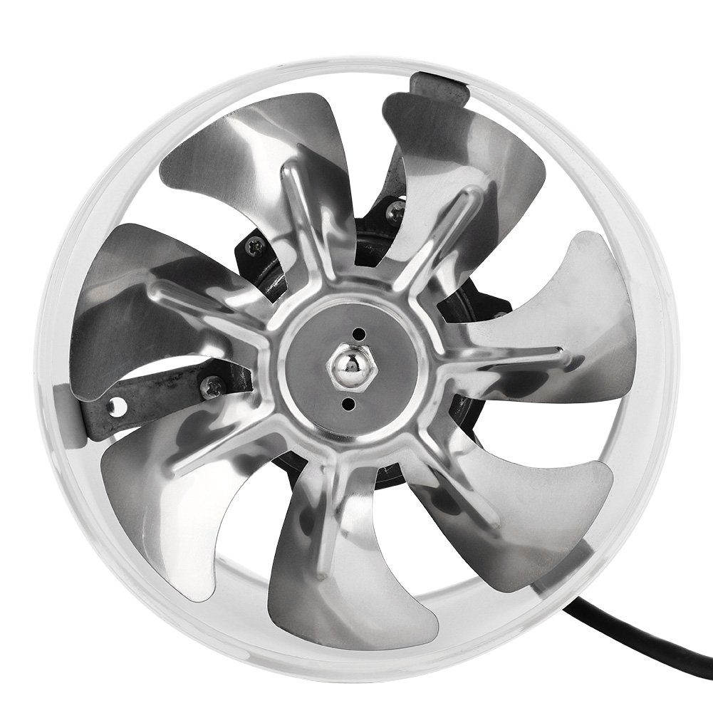 7” 50W 220V Montaggio a Parete Ventilatori di Scarico Ventola di Aerazione Ventola Ventilazione Interna Dispositivo Scarico Soffiante Silenzioso per Casa Bagno Cucina Box Auto Condotto Dell'aria