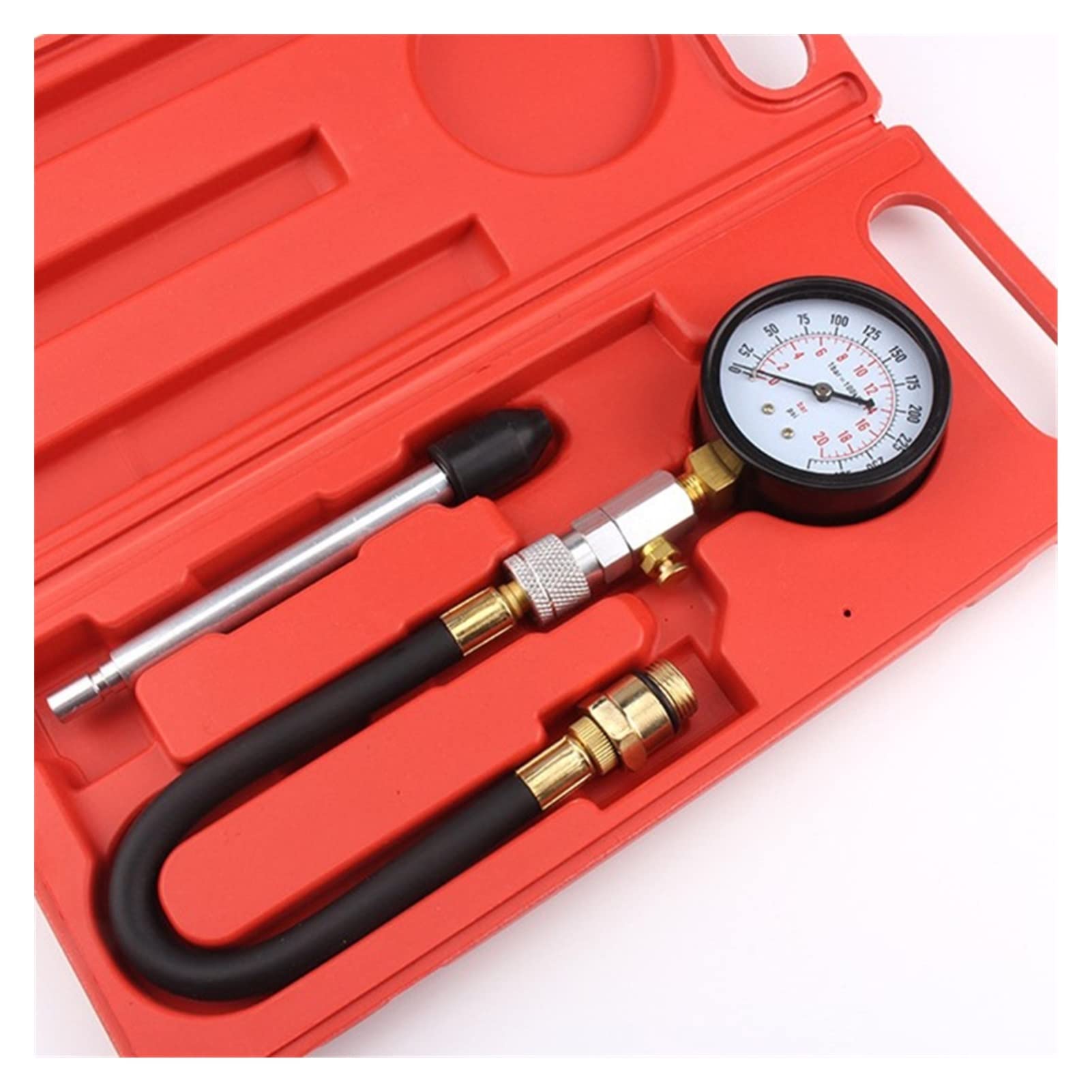 Kit de probador de compresión de Cilindro de Motor de Gasolina, Herramienta automotriz, medidor de presión, Kit de probador, Coche, Motocicleta