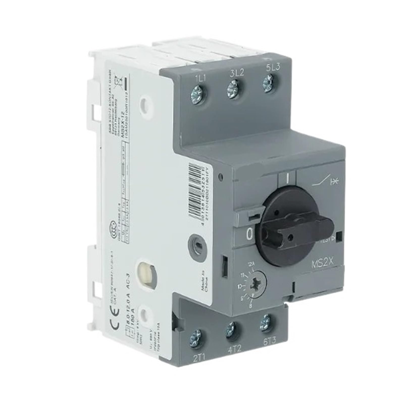 Disjoncteur MS2X-2.5 avec déclencheur magnétothermique réglable de 1,6-2,5A