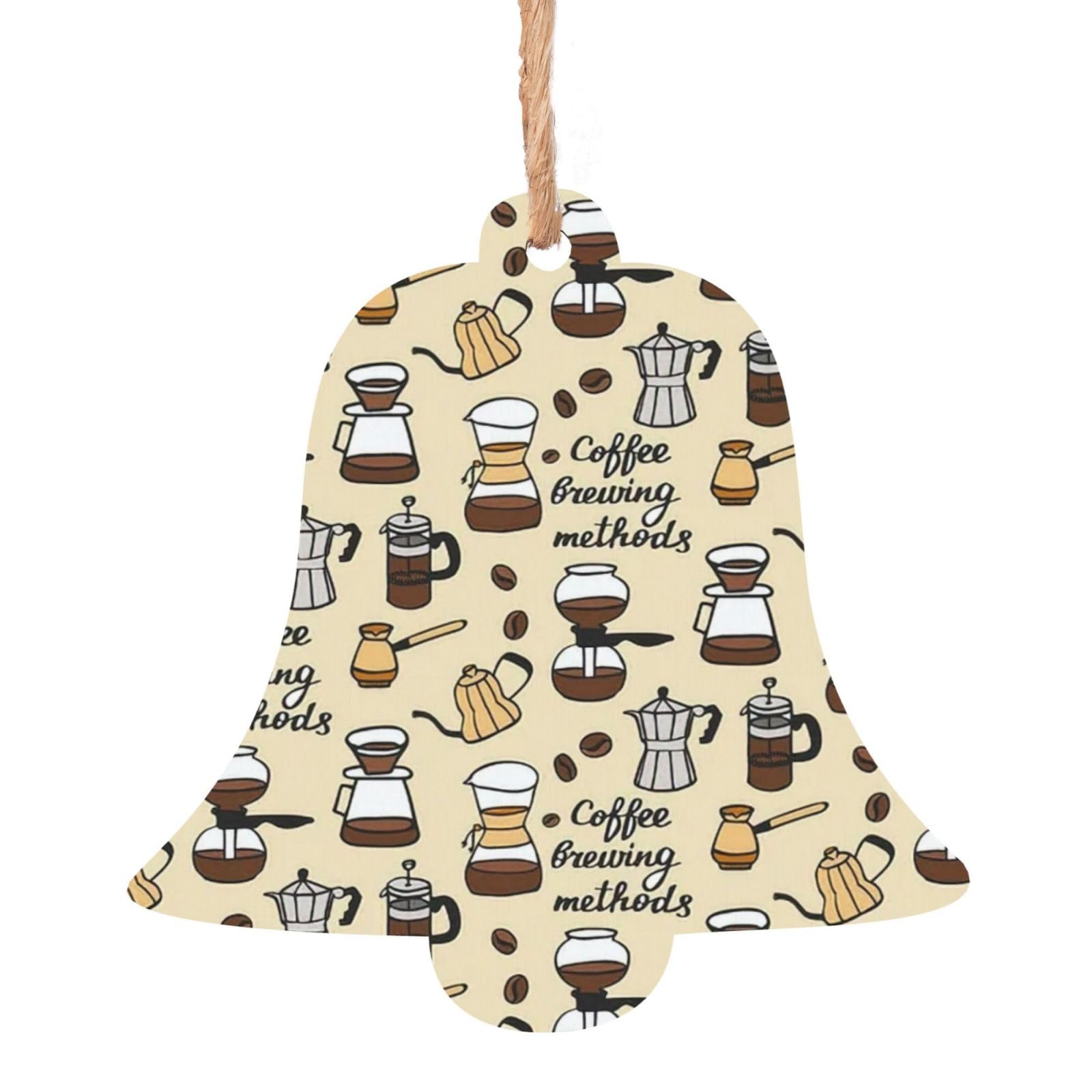 Coffee And Sweets Sugar Print Wooden Christmas Decorations,Christmas Tree Ornaments Christmas Wooden Gift Tags