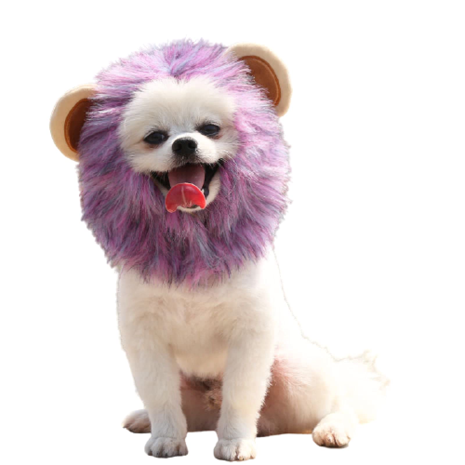 pink lion dog costume