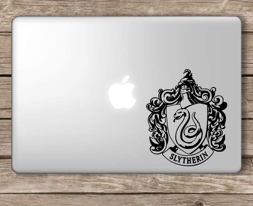 KaaHego Skin Sticker Decal Laptop Skin Sticker for Slytherin House Crest Hogwarts Laptop Vinyl Sticker (Black) (B07H8KJCXZ) Amazon Price History, Amazon Price Tracker
