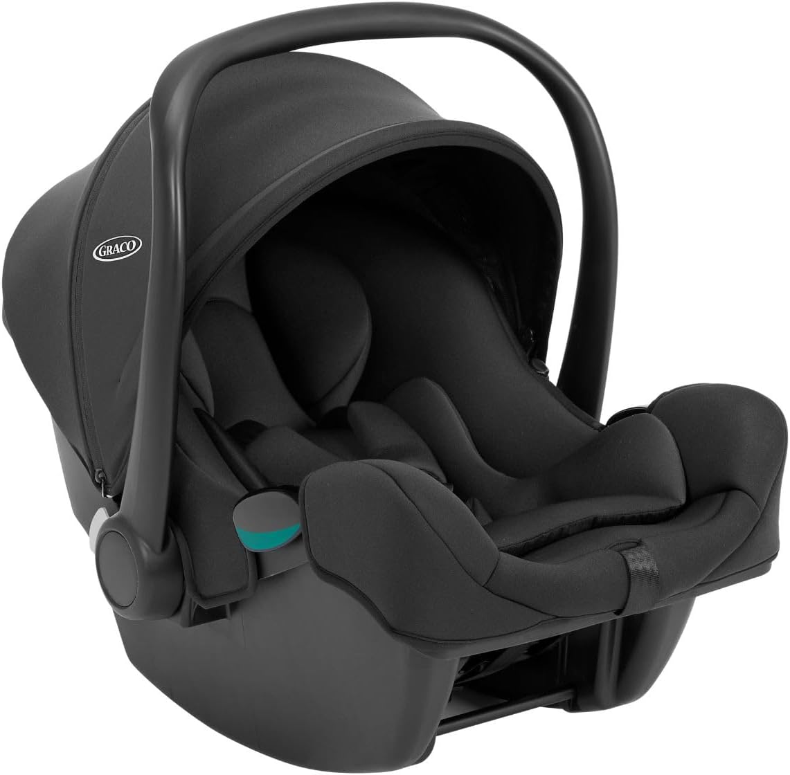 Graco SnugLite 2 i-Size R129 Infant car seat, Suitable from 40-75cm, Birth to Approx 12 Months, Lightweight at only 3.3kg, Compatible with SnugTurn or SnugLite ISOFIX Bases, Midnight Fashion