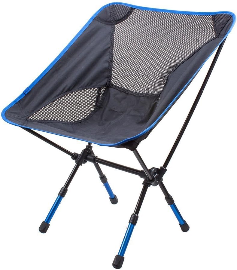 Bestblue Height-adjustable Foldable Camp Mantis Chair (Darkblue)