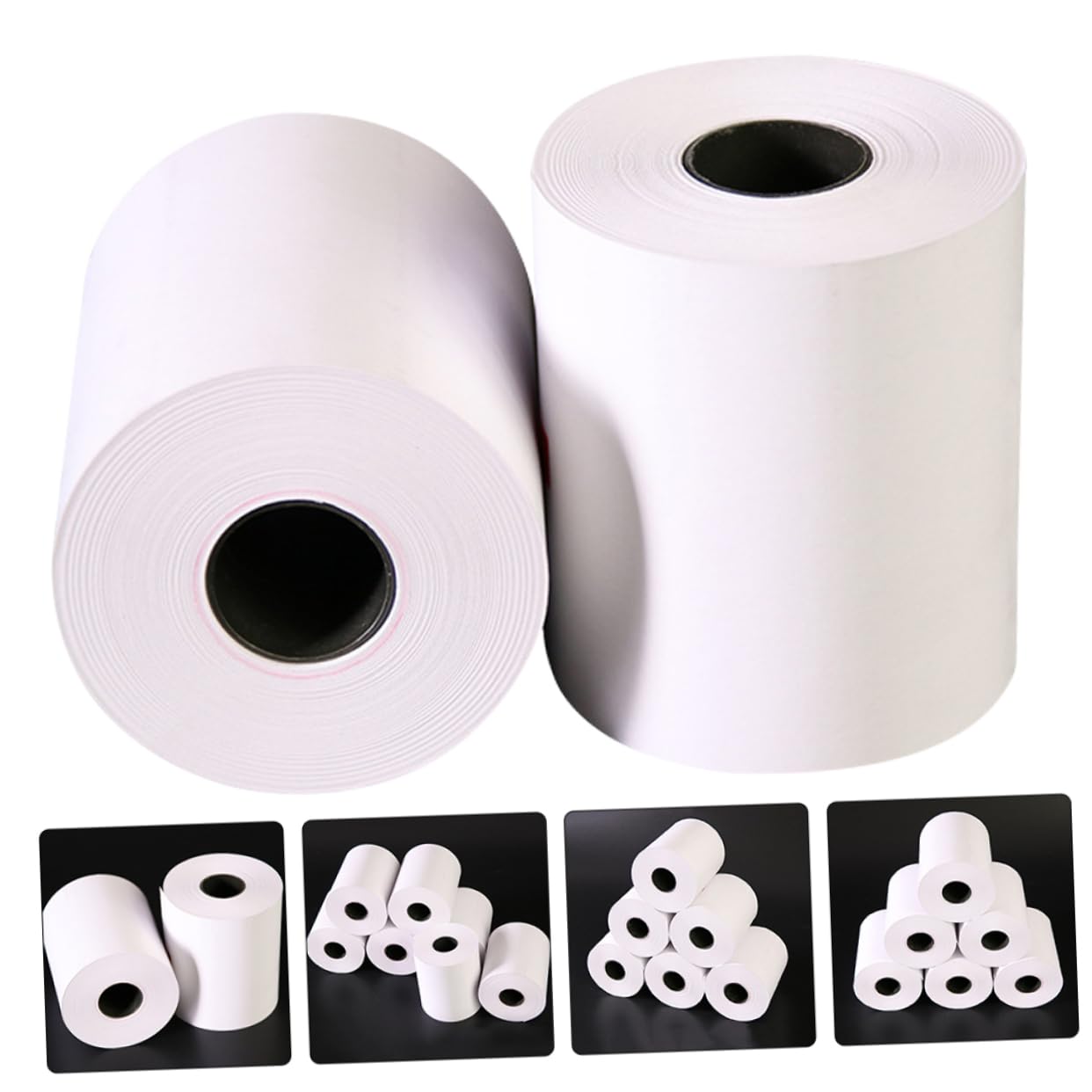 BCOATH 10 Rolls Thermal Cash Paper Roll 80x70mm Pos Printer Paper 32m/roll Hospital Receipt Paper