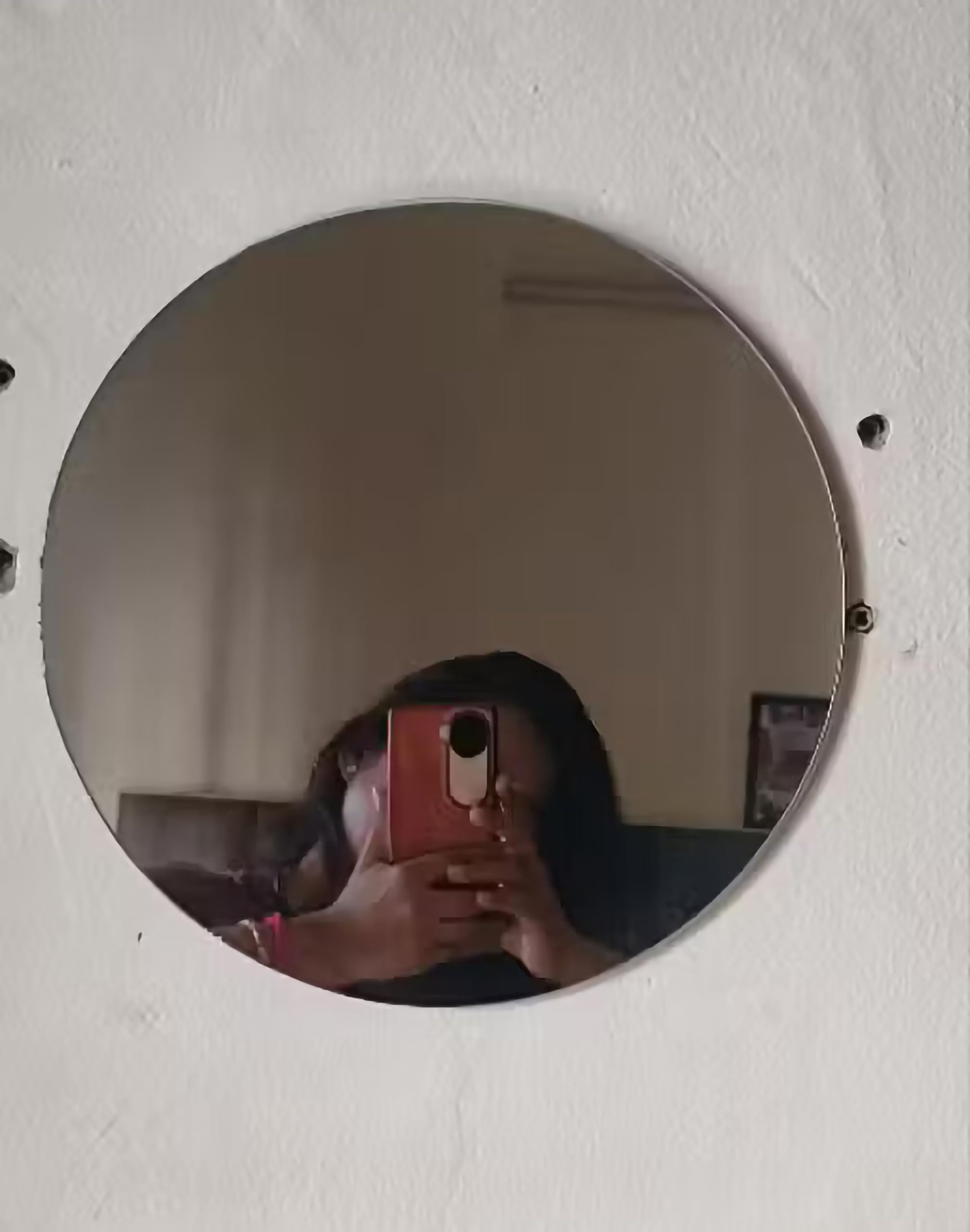 Decorative Round Mirror | HD Glass Frameless Wall Mirror | Elegant Bathroom Bedroom Living Room Mirror-image-8