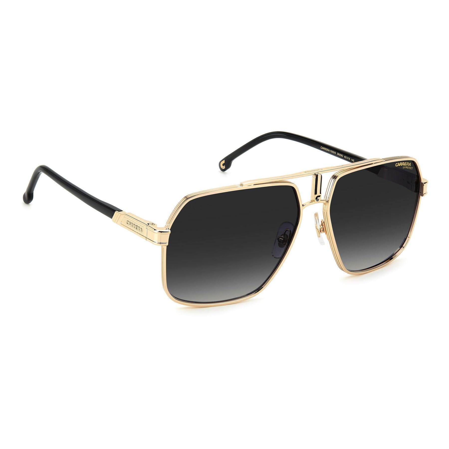 Carrera CARRERA 1055/S Okulary Przeciwsłoneczne Black/Dark Grey Shaded 62/15/145 uomo