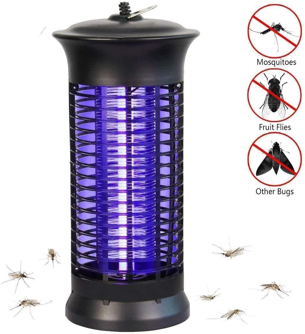 Electric Fly Gnat Killer Lamp Pests Fly Insect Trap Mosquito Bug Zapper 4,000V