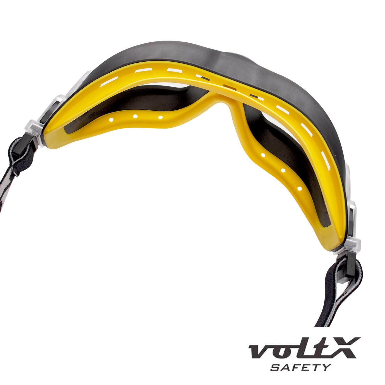 voltX GT DEFENDER Compact BIFOCAL Ventilated Safety Goggles (Yellow lens +2.5), CE EN166FT Certified - Image 4