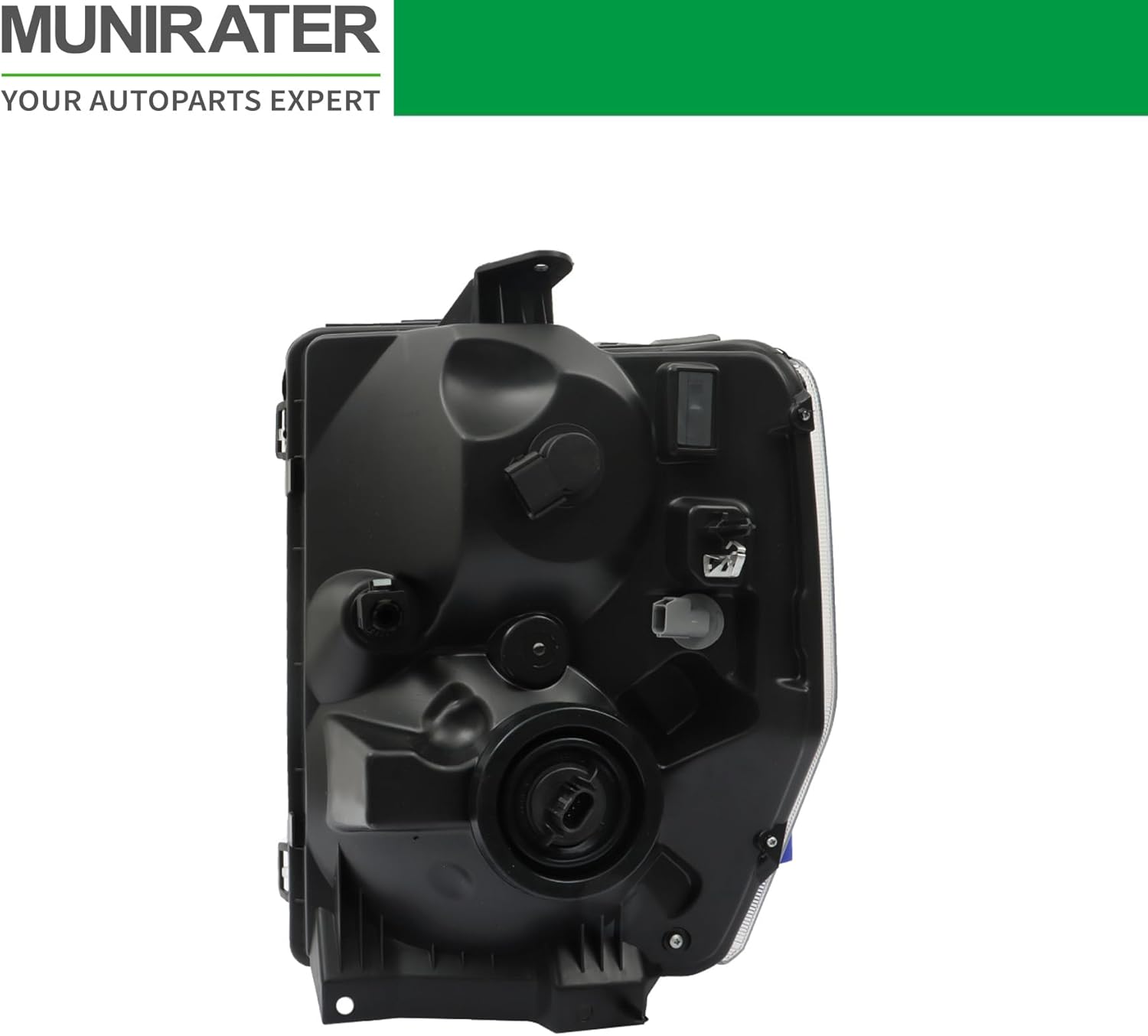 munirater Headlight Assembly Replacement for 2008-2014 E150 E250 E350 E450 Superduty Right Headlamp Passenger Side FO2503249