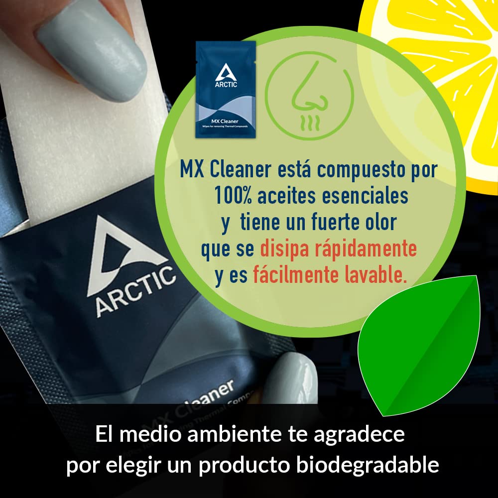 ARCTIC MX-6 (4 g, Incl. 6 MX Cleaner) - Ultimate Performance Thermal Paste para CPUs, Consolas, Tarjetas gráficas, Portátiles, Muy Alta conductividad térmica, Larga duración, No conductiva