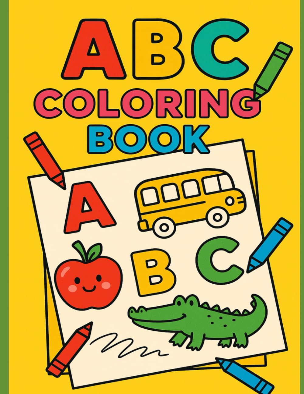 Alphabet Coloring Book A B C