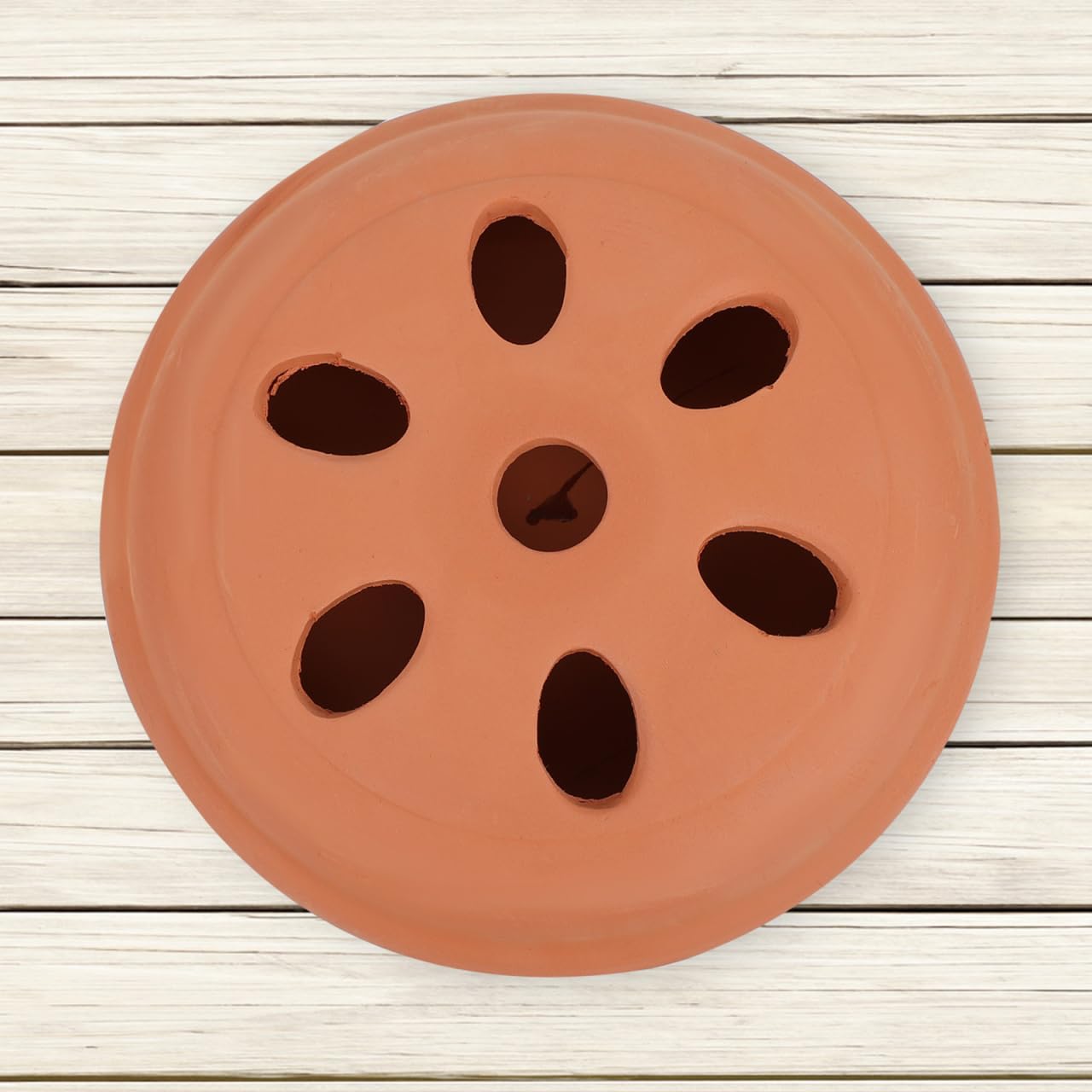 OUNONA Brûleur De Bobine De Moustique en Terre Cuite avec Ventilation Optimale Support Portable pour Maison Jardin Terrasse Décoratif Et Facile À Nettoyer