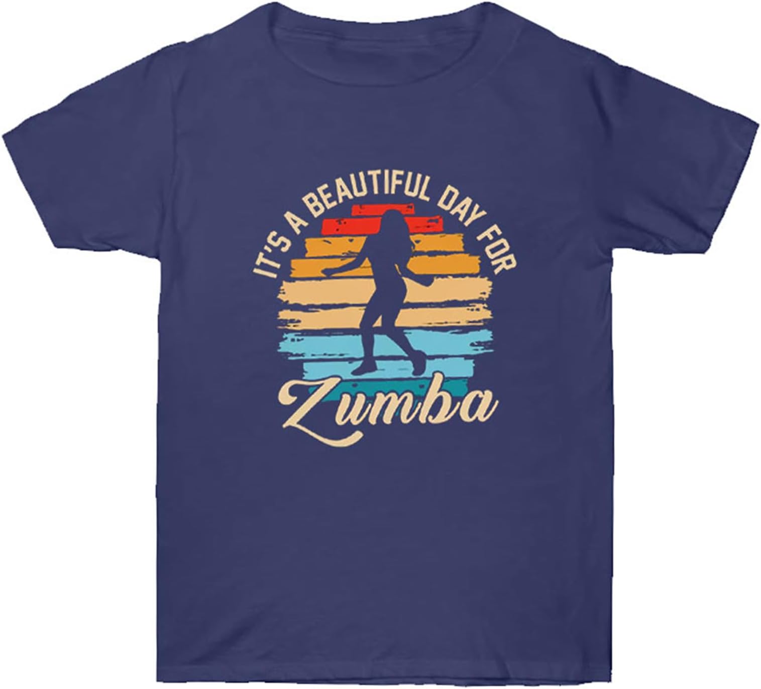 Women's Zumba Blouses Tops Short Sleeve Summer Casual T-Shirts Activewear Graphic Print for Dance Yoga Training