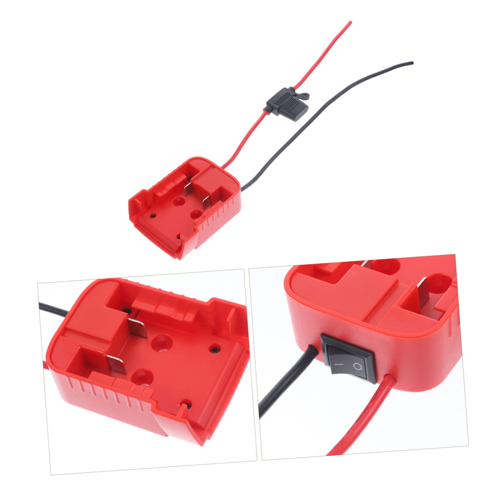 Hemobllo 3piezas Adaptador De Batería De Litio para Juguetes Conector De Alimentación De Fácil Instalación y Uso para Mejorar Herramientas y Proyectos De Robótica