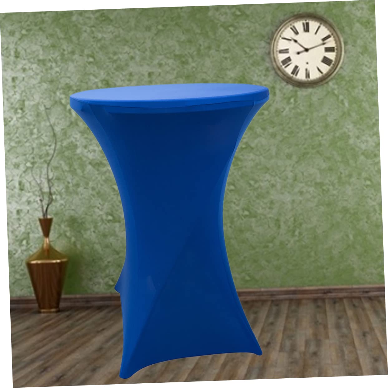 MAGICLULU Tovaglia Elastica Rotonda 80x110 Cm in Poliestere Spandex Blu