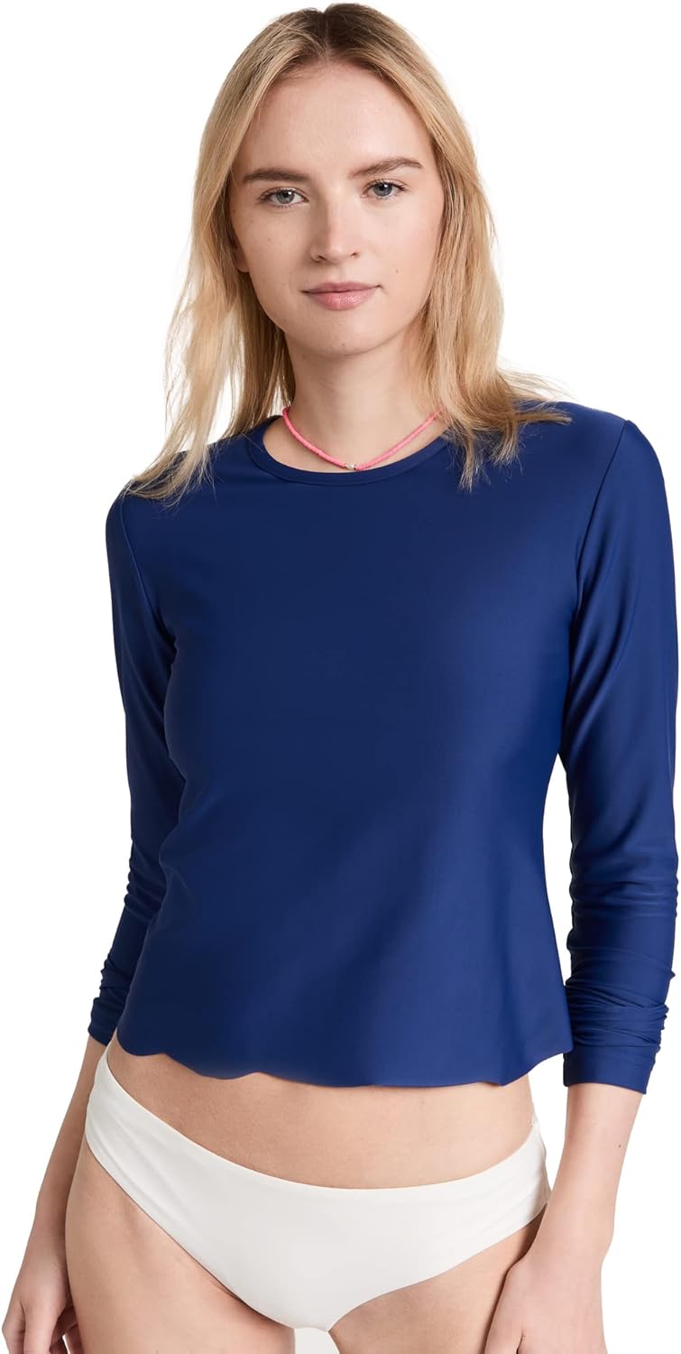 Cover Women's Scallop Swim Tee