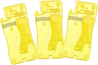 ADOCARN Kit De Enhebrador De Agujas Fácil Y Seguro 3 Piezas Color Amarillo Para Coser A Mano Y Proyectos.