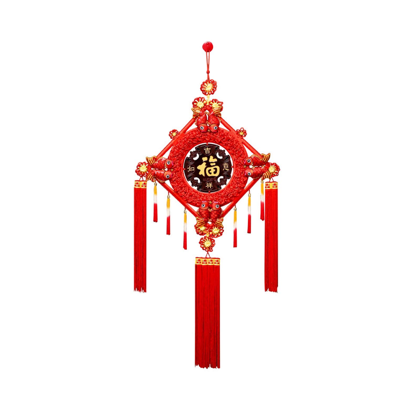 Chinese Knot New year chinese knot Chinese Knot Pendant Living Room Fu Character Background Wall Decoration Chinese Knot Lucky Knot Lunar New Year Gift Chinese Knot The Fortune Tassel