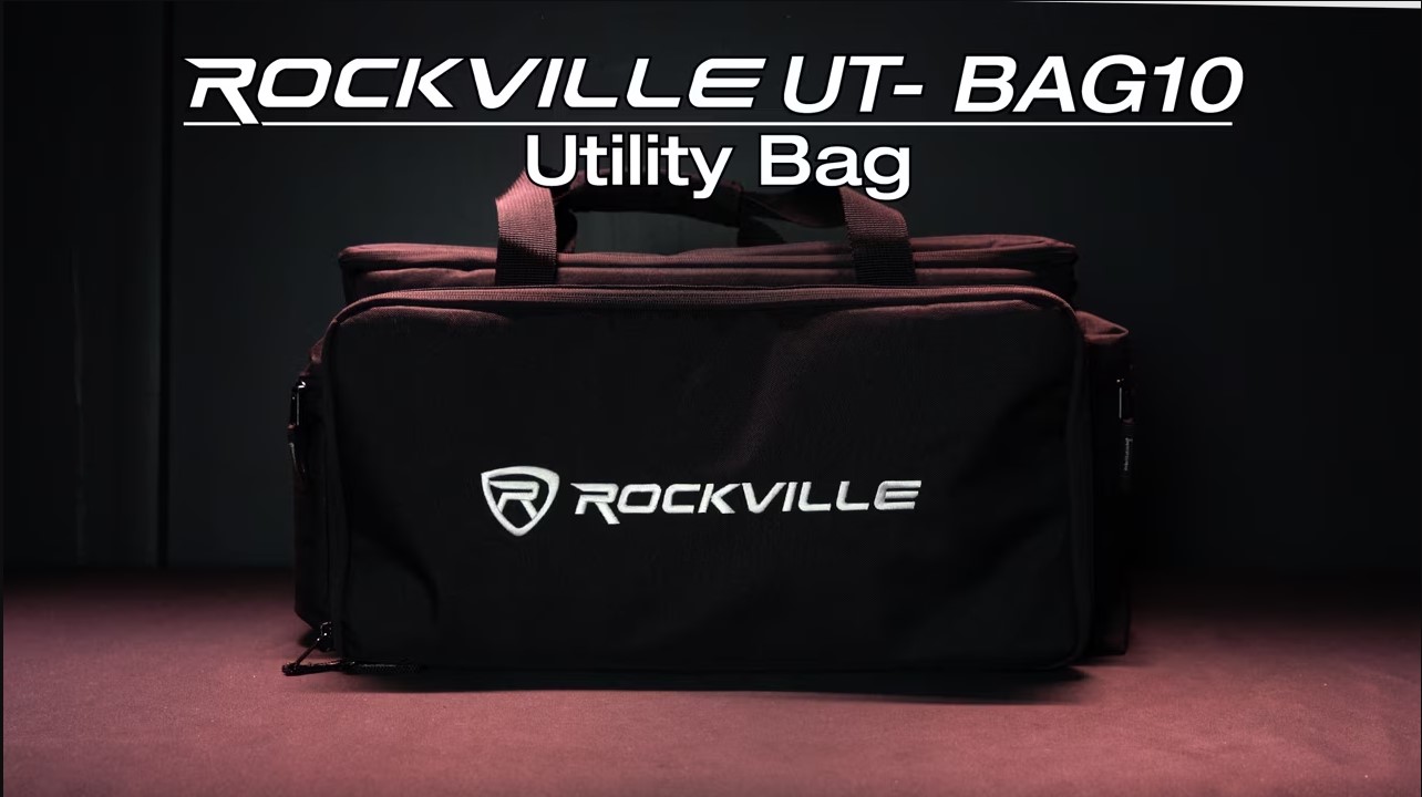 Amazon.com: Rockville UT-BAG10 DJ Utility/Cable Bag, 10