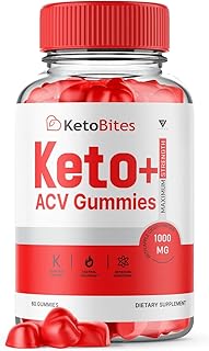 Keto Bites ACV Gummies, Keto Bites Weight Loss Gummies - KetoBites Gummies Advanced Keto ACV Bite Shark AC Tank, KetoBite Apple Cider Vinegar Supplement Oprah Winfrey Belly Fat Gomitas (60 Gummies)