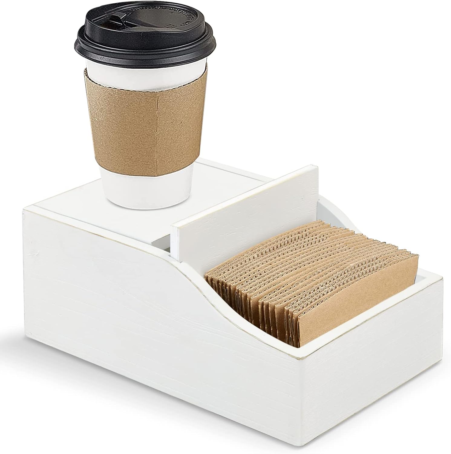 ugiftt Coffee Sleeve Storage Dispenser Organizer Coffee Cup