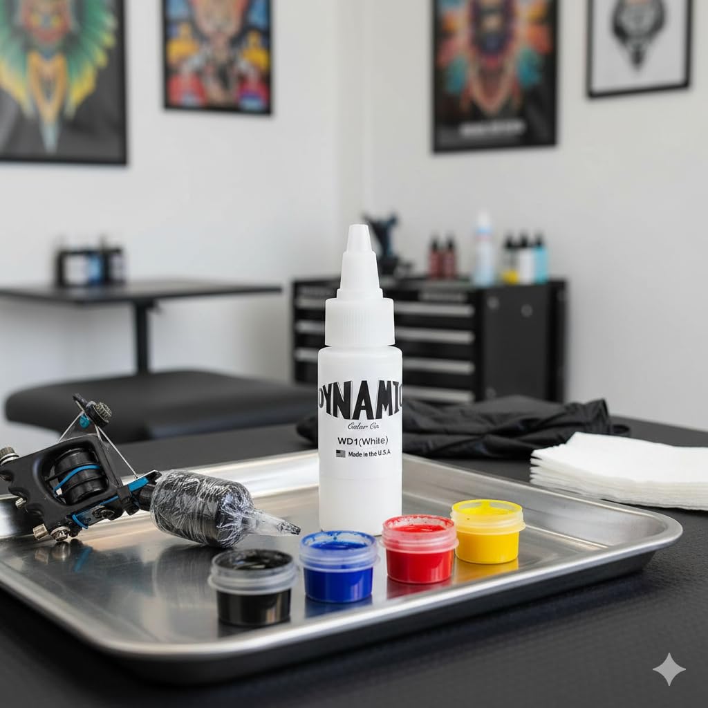 Dynamic Tattoo Ink White (1oz 1