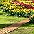 RELIANCER 12' Wooden Garden Pathway,Outdoor Roll Out Cedar Straight Walkway,Patio Path Decorative Garden Boardwalk Walkways,Weather-Resistant Roll Up Beach Wood Road Floor,Wedding Party Pathways