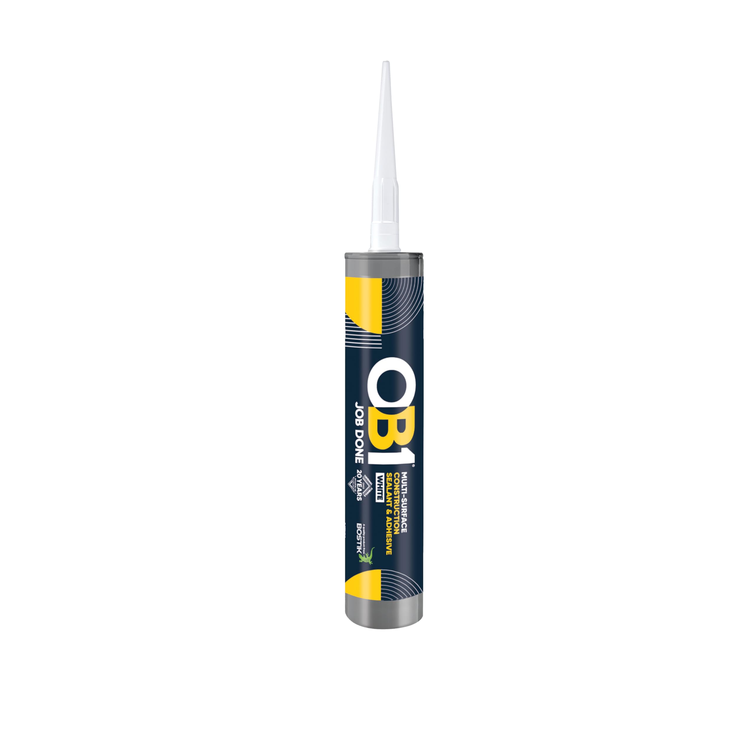 6x OB1 Multi-Surface Construction Sealant & Adhesive Waterproof Hybrid - White