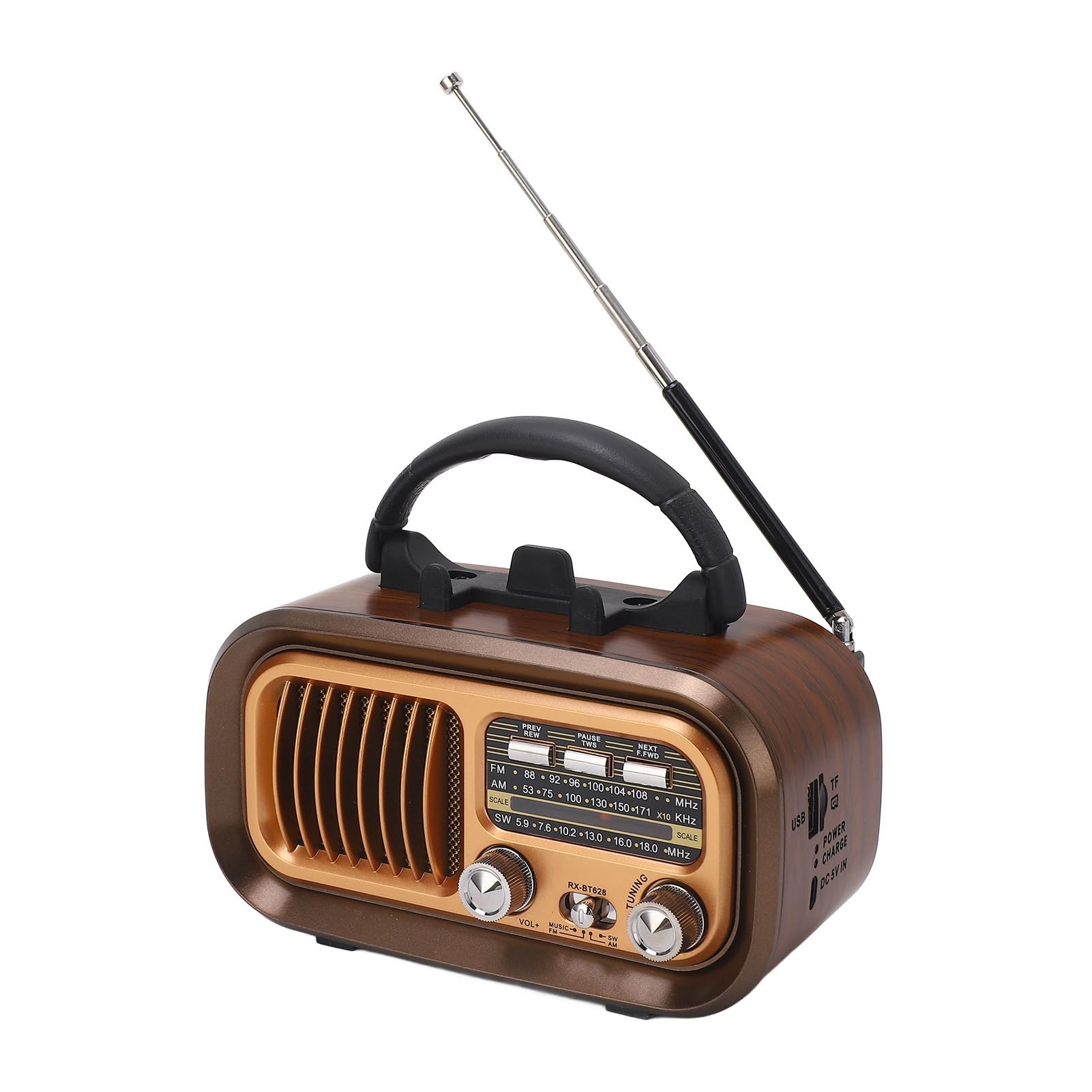 Retro Design Bluetooth Speaker with FM-Radio R818-A/C