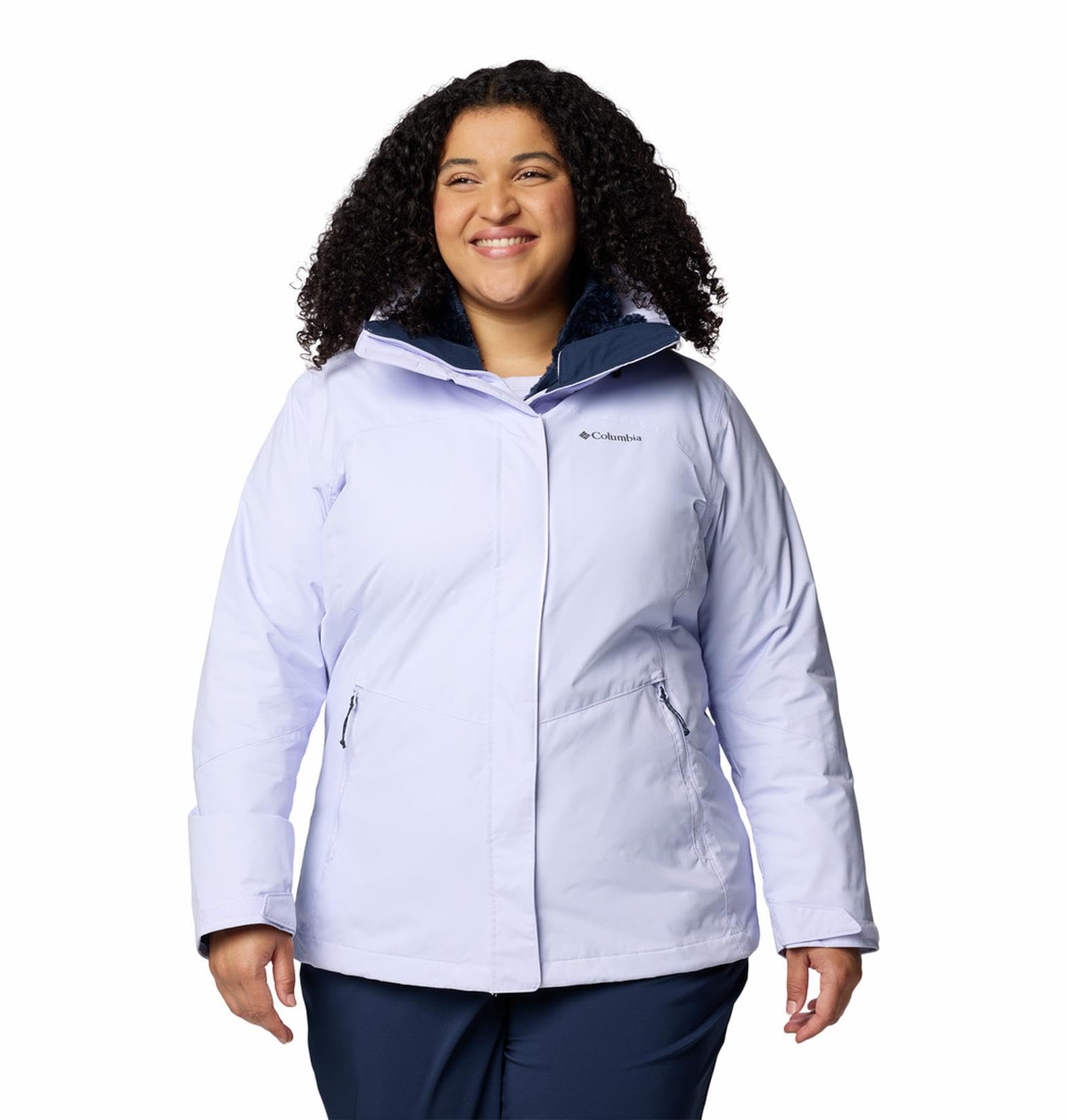 Columbia Women Omni-Heat Reflective Bugaboo III Fleece Snow Interchangeable Jacket