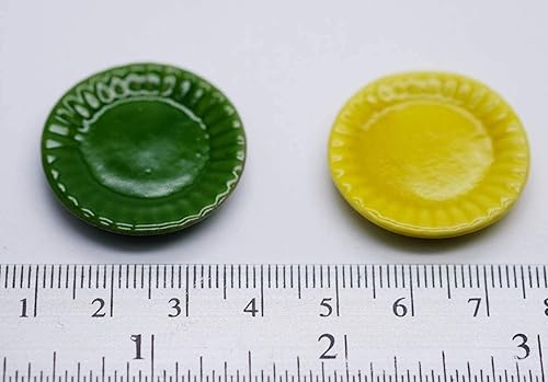 Miniatura 5 de 10 utensilios de cocina de cerámica coloridos para casa de muñecas, juguetes en miniatura, platos, comida y cocina por Handmade