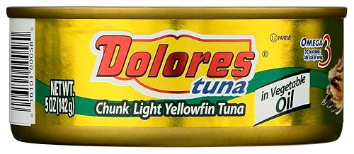 DOLORES ATÚN AMARILLA EN ACEITE - 5 OZ - Paquete de 24