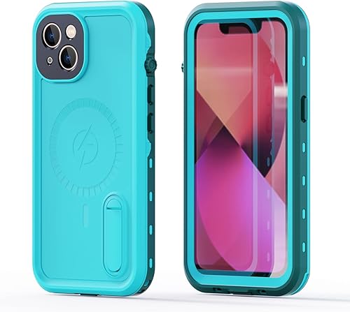 Miniatura 1 de Zimu Joy Funda impermeable para iPhone 13, IP68, a prueba de polvo, a prueba de golpes, con protector de pantalla integrado (no para iPhone 13 Pro),