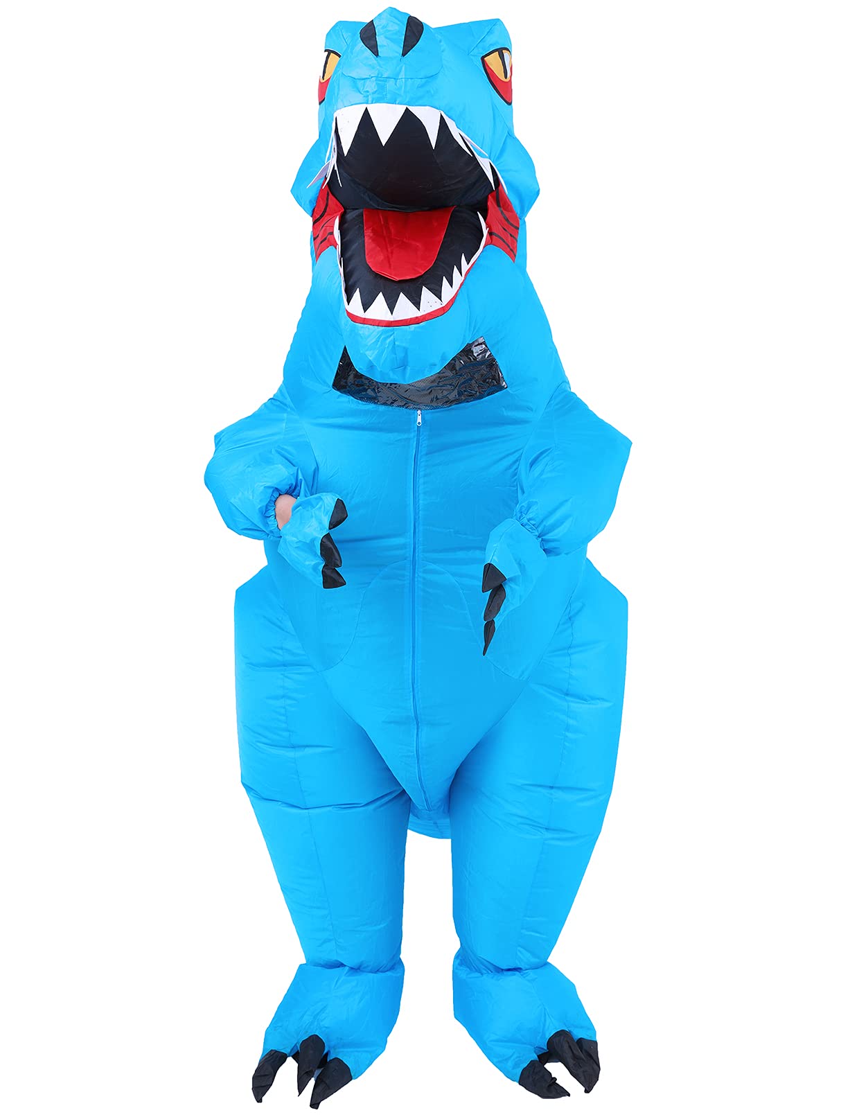 Mahoon Disfraz inflable de dinosaurio para adultos, T-Rex, disfraz de dinosaurio de Halloween, disfraz unisex para fiesta al aire libre, disfraces de cosplay