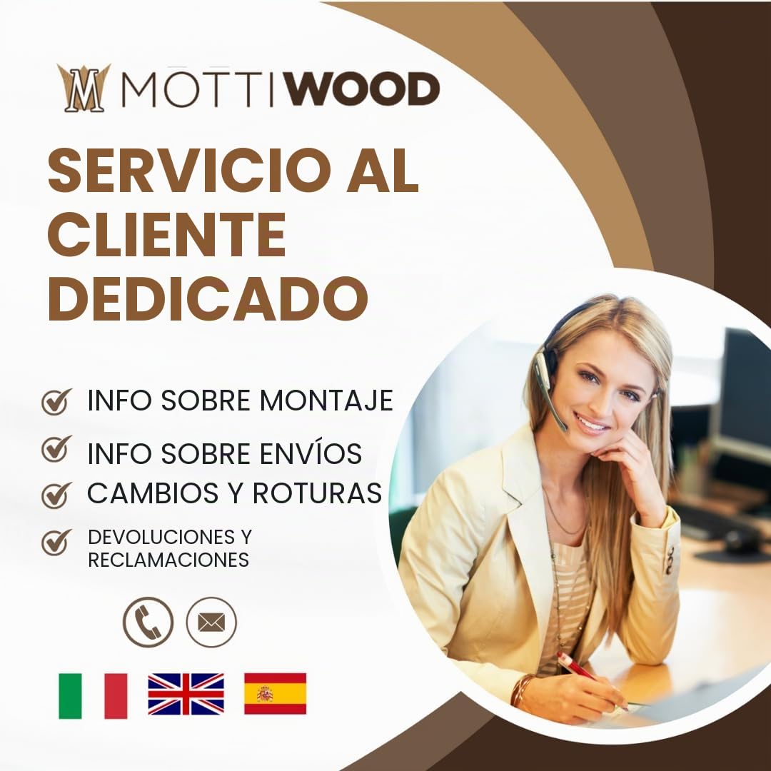 Perchero para dormitorio, madera de haya natural, nogal, doble silencioso, con 4 ruedas