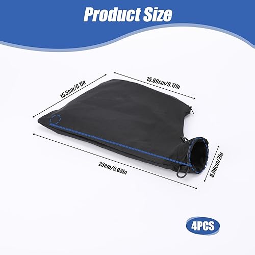 Miniatura 2 de 4 bolsas de recolección de polvo negro para sierra ingletadora, sierra ingletadora, bolsa de recolección de polvo negro, modelo 255 con cremallera y