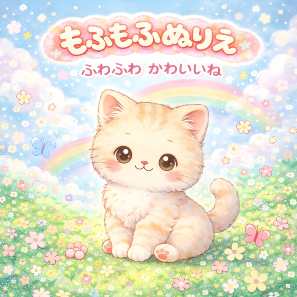 もふもふぬりえ: ふわふわかわいいね
